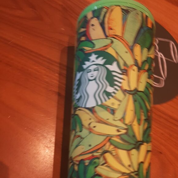 Starbucks x FARM Rio 24oz Tumbler w Banana Straw Topper – Limited Edition 2025 - Picture 7 of 9